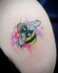 Botanical Watercolor Tattoo